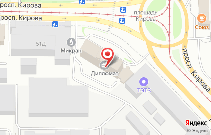 Компания Sibgeopro на проспекте Кирова на карте