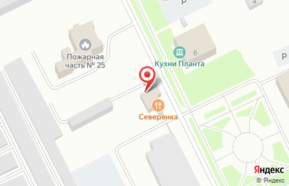 Закусочная Северянка на карте