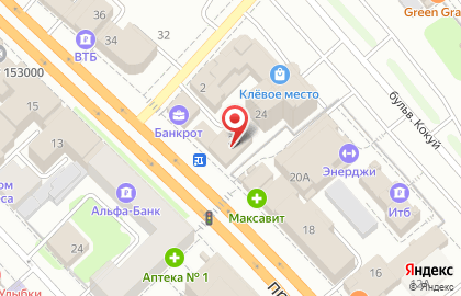 Ювелирный салон 585 Золотой на проспекте Ленина, 26 на карте