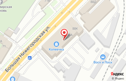 Парикмахерская Веселая расческа на Большой Нижегородской улице на карте