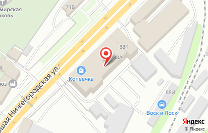 Торговый центр Копеечка на Большой Нижегородской улице на карте