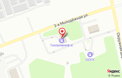 Автозаправочная станция Газпромнефть в Октябрьском районе на карте