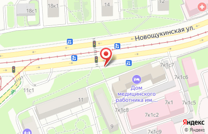 Магазин фруктов и овощей на Новощукинской, вл9 на карте