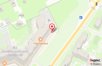 Супермаркет Пятёрочка в Санкт-Петербурге на карте