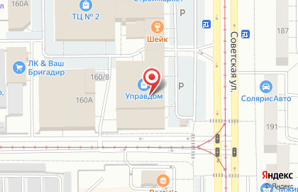 Солнечный город на Советской улице на карте