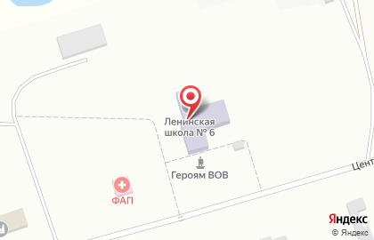 Ленинская средняя общеобразовательная школа №6 на карте