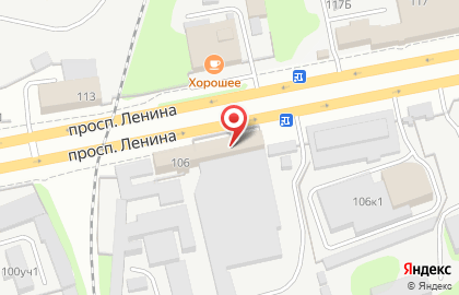 База строительных материалов на проспекте Ленина на карте