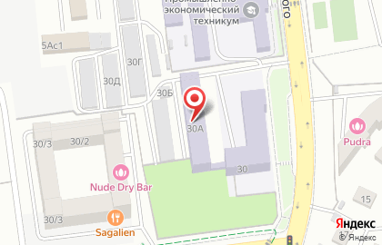 Общежитие, СахГУ на карте