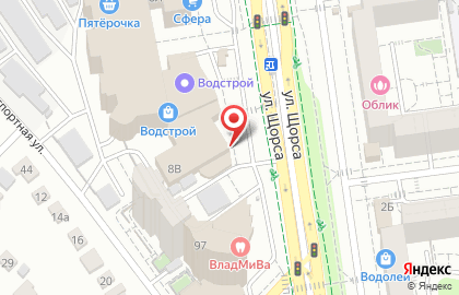 Магазин Лоскуток на улице Щорса на карте