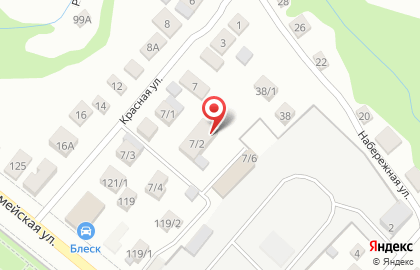 Автомойка Блеск на Красноармейской улице на карте