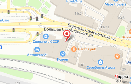 Компания Футон на Большой Семёновской улице на карте