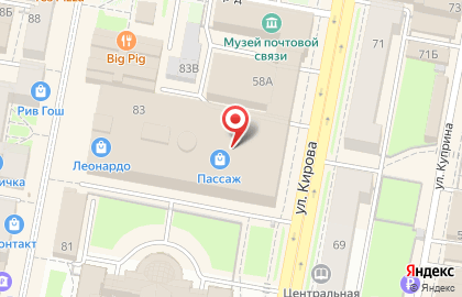 Лизинговая компания УРАЛСИБ на Московской улице на карте