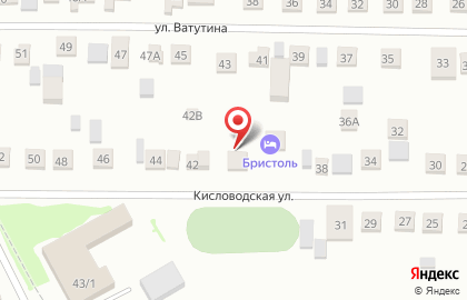 VIP-сауна на Кисловодской улице на карте