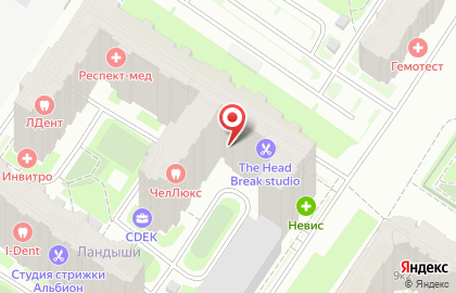 Аптека Апрель на ​проспекте Маршала Блюхера на карте