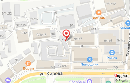Магазин парного мяса во Владивостоке на карте