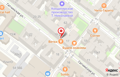 Кондитерская Паштейш & Кофе в Петроградском районе на карте