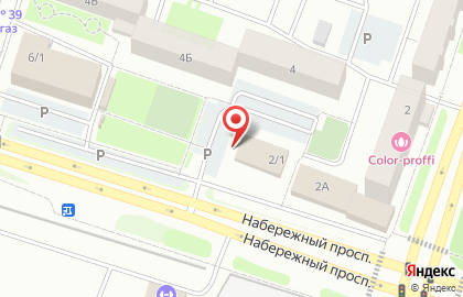Магазин фейерверков Большой праздник на Набережном проспекте на карте