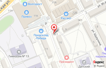 Ваша усадьба в Тракторозаводском районе на карте