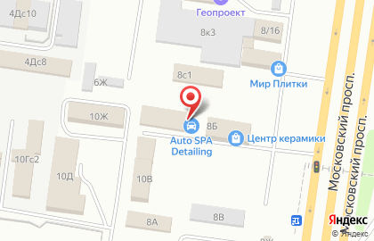 Детейлинг-центр Auto Spa на Московском проспекте на карте