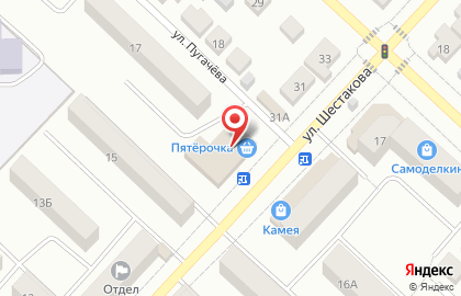 Отпуск на улице Шестакова на карте