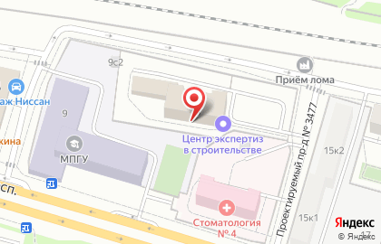 Центр экспертиз, исследований и испытаний в строительстве в Москве на карте