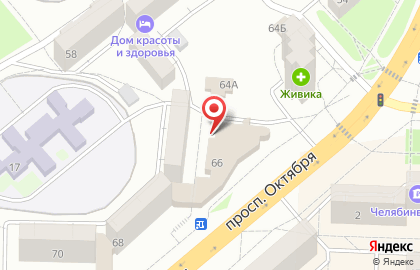 Торгово-производственная компания Kek`s на проспекте Октября на карте
