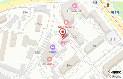 Клиника Диалайн в Волгограде на карте