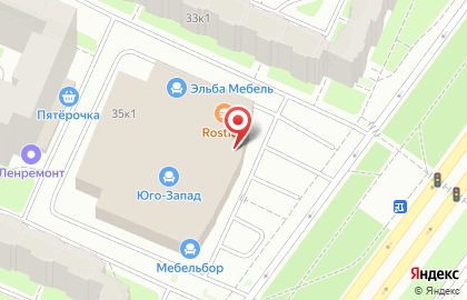 Ресторан быстрого питания KFC на проспекте Маршала Жукова на карте
