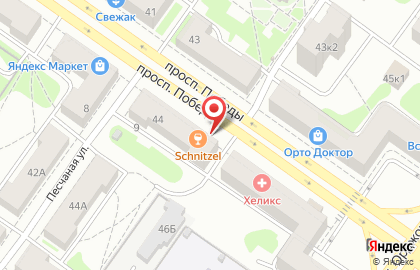 Фирменный салон Аквафор на проспекте Победы на карте
