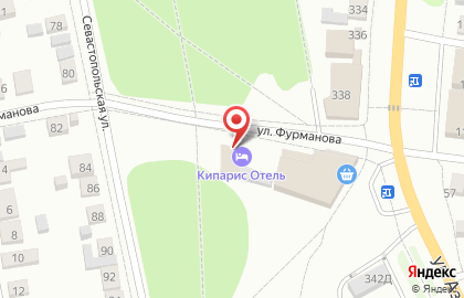 Отель Кипарис на карте