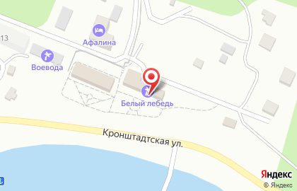 Центр отдыха Белый Лебедь во Владивостоке на карте