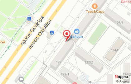 Пекарня Булкихауз на проспекте Октября на карте