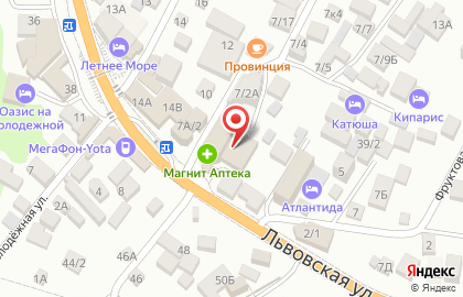 Гермес на Львовской улице на карте