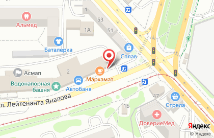Торгово-монтажная компания Цитадель на улице Лейтенанта Яналова на карте