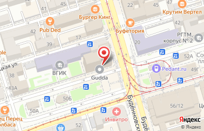 Комиссионный магазин Gudda на Московской улице на карте