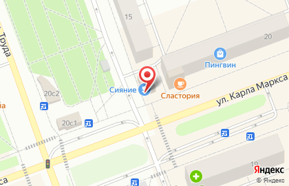 Центр недвижимости и ипотеки Этажи на улице Карла Маркса на карте