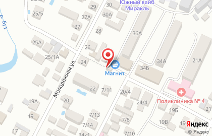 Магазин Мясная лавка в Лазаревском районе на карте