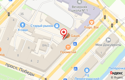 Лён на улице Мира на карте