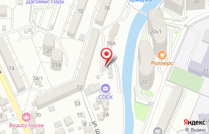 Служба экспресс-доставки Сдэк в Лазаревском районе на карте