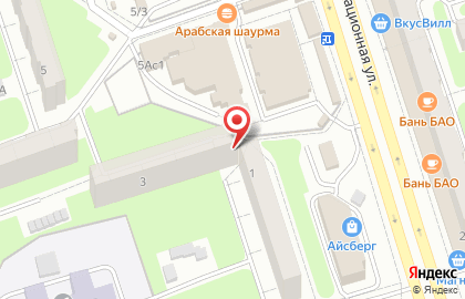 Салон-парикмахерская Подиум на Авиационной улице на карте