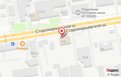 Компания Гидросервис на Старомарьевском шоссе на карте