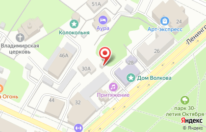 Россия, ОСАО на улице Ленинградской на карте