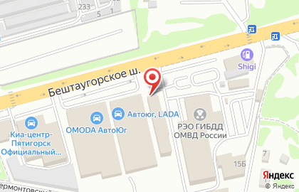 Автосалон АвтоМолл в Пятигорске на карте