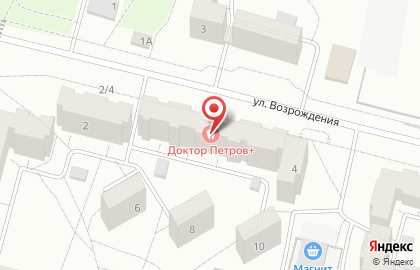 Стоматология Доктор Петров+ на карте