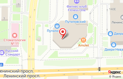 Фирменный магазин металлоискателей MD-Регион в ТЦ Путиловский на карте