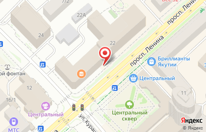 Центр подключений РТК на улице Курашова на карте
