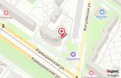 Зоомагазин Котопес на Камышинской улице на карте