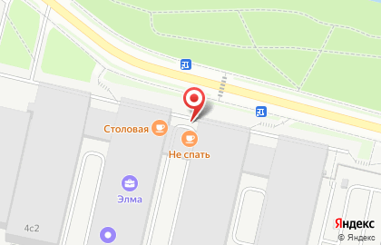 Столовая в Москве на карте