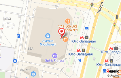 Ремонтный центр iStore 24 на проспекте Вернадского на карте