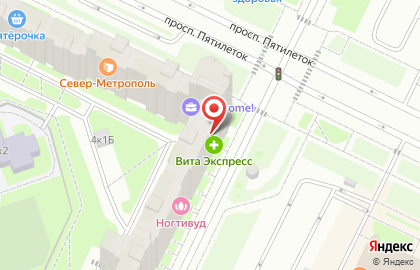 Бар Суши Шоп на проспекте Большевиков на карте